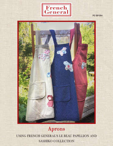 French Sashiko Apron Pattern