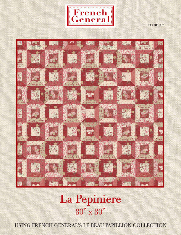Le Beau Papillon - La Pepiniere Quilt Pattern