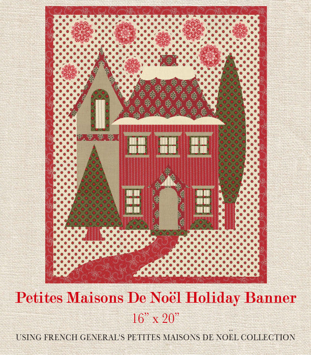 Holiday Banner - Petites Maisons De Noel