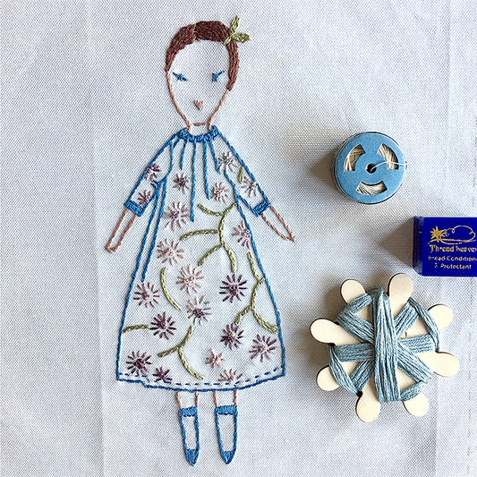 Petite Vivienne Embroidery Sampler Kit by Jess Brown