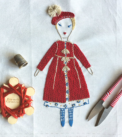 Petite Lillie Embroidery Sampler Kit by Jess Brown