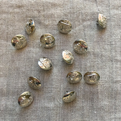 Vintage Fire Department Buttons - SF, NO or NY
