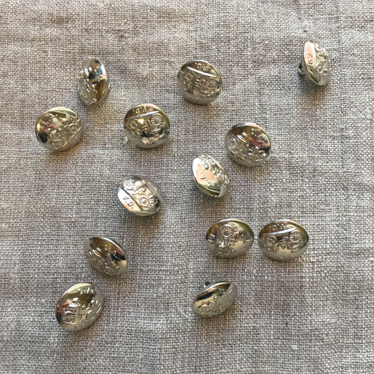 Vintage Fire Department Buttons - SF, NO or NY