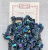 Vintage French Sequins - Black AB