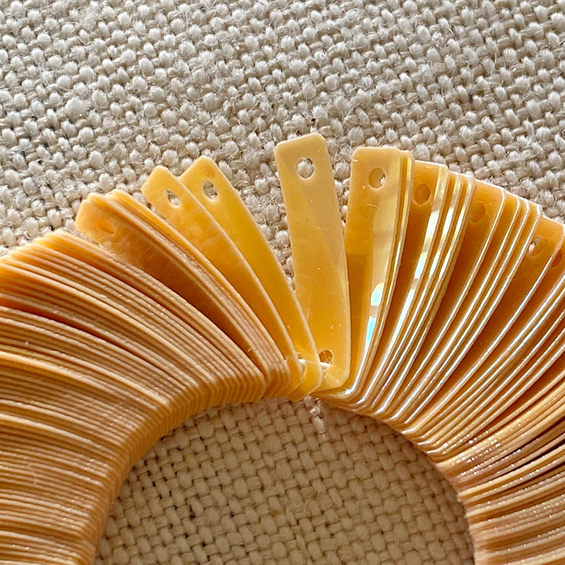 Vintage French Sequins - Melon