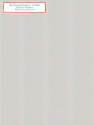 Home Decorative Fabric - Ikat Pointe Chambray