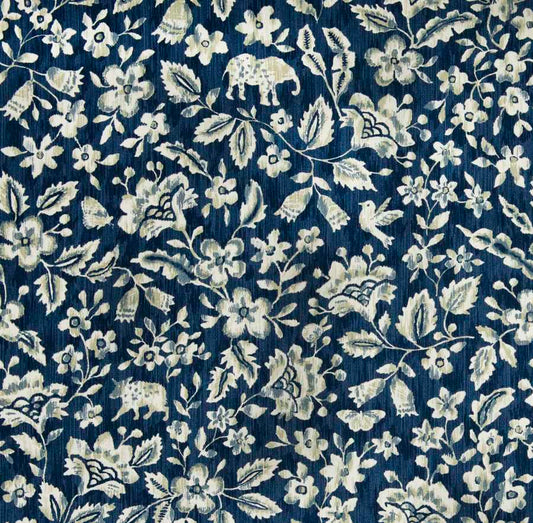 Home Decorative Fabric Indigo - Indra Bleu