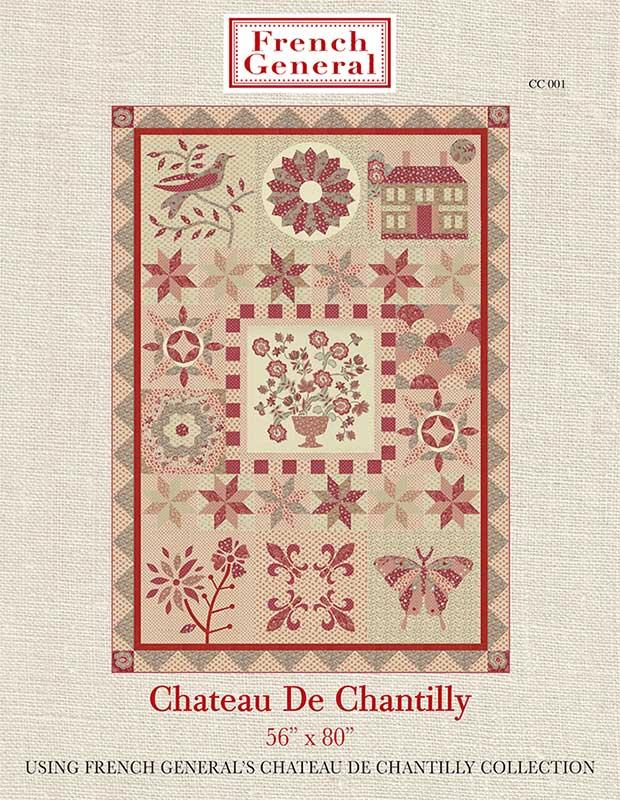 Chateau De Chantilly Quilt Pattern Instructions / Pre-Order Ships October 2023
