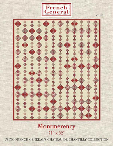 Montmerency - Chateau De Chantilly Quilt Pattern Instructions / Pre-Order Ships October 2023
