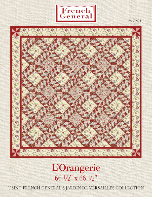 Jardin De Versailles - L'Orangerie Quilt Pattern