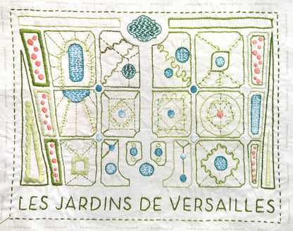 Les Jardins de Versaille Embroidery Sampler