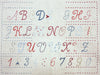 Jardin De Fleurs Linen Embroidery Sampler