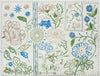 Jardin De Fleurs Linen Embroidery Sampler