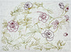Jardin De Fleurs Linen Embroidery Sampler