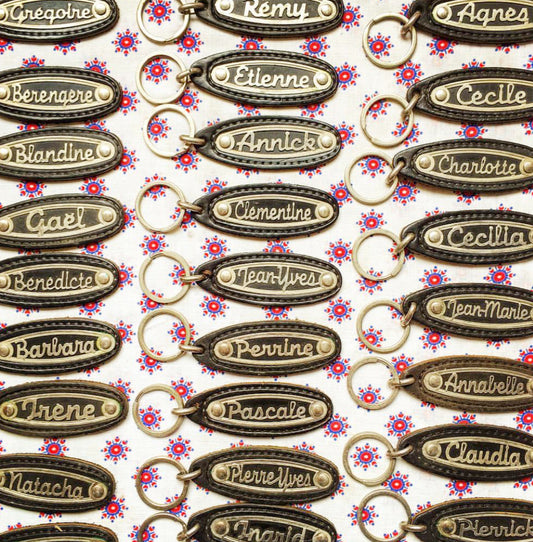 French Name Keychain