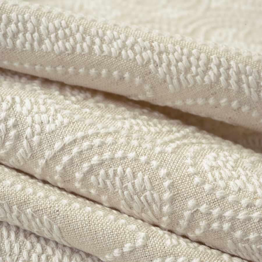 Home Decorative Fabric Linen - La Moreaux Blanc