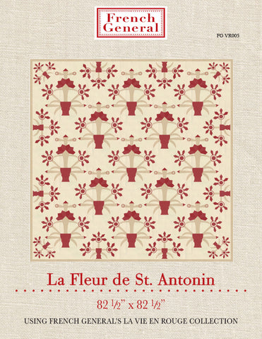 La Fleur de St Antonin Quilt Pattern