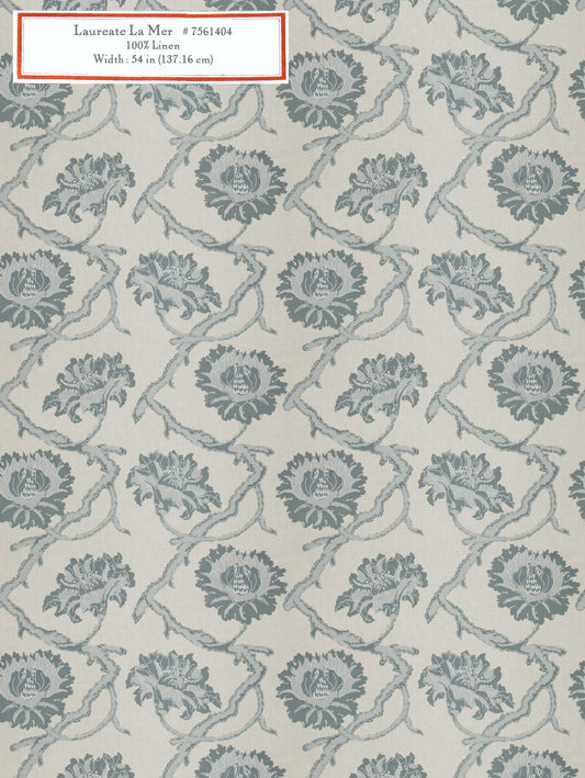 Home Decorative Fabric - Laureate La Mer