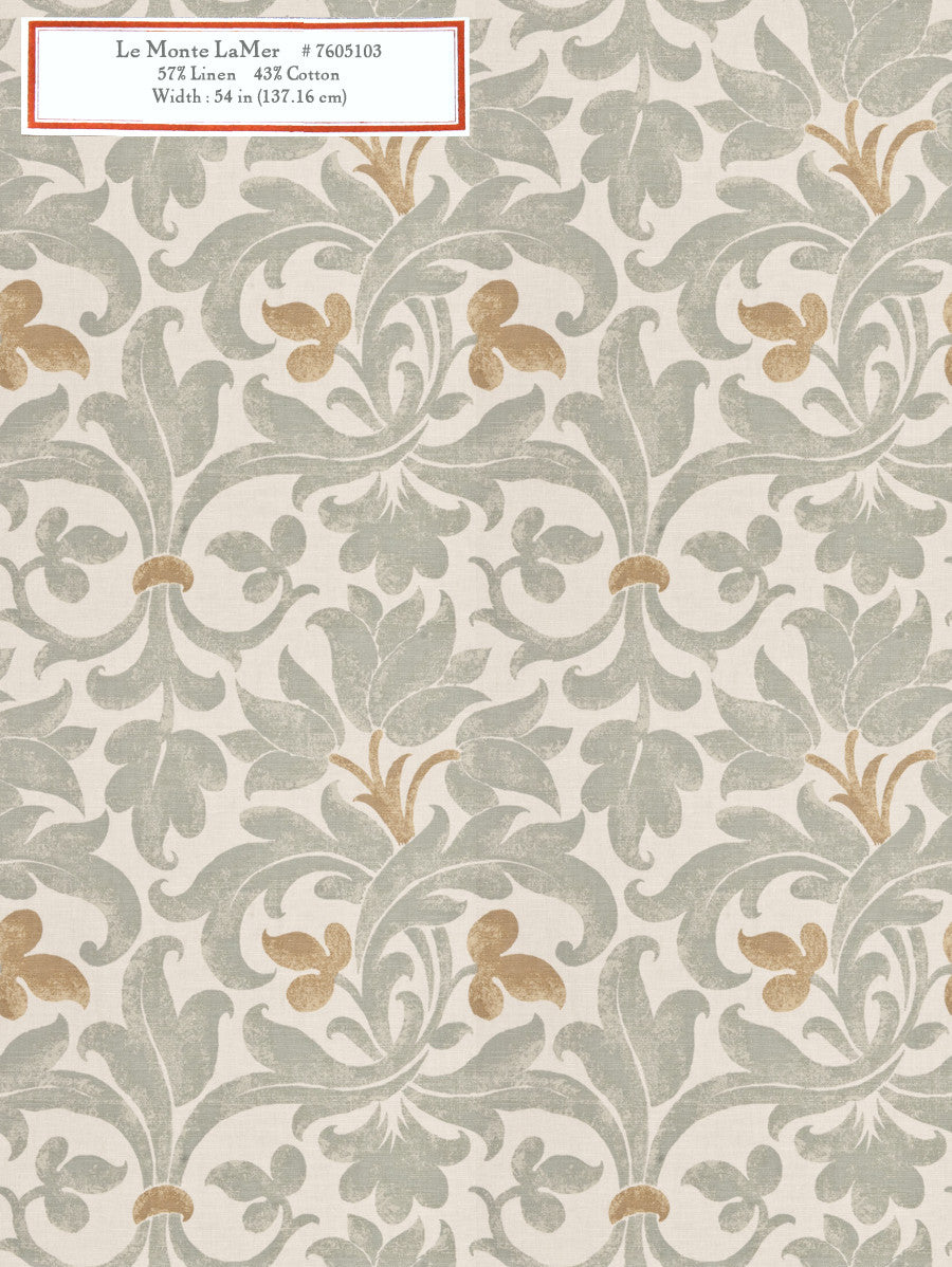 Home Decorative Fabric - Le Monte La Mer