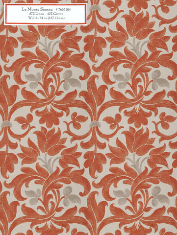 Home Decorative Fabric - Le Monte Sienna