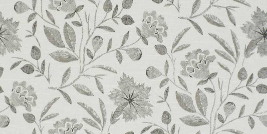 Home Decorative Fabric Linen - Lilou Charcoal