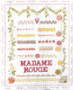Madame Rouge Embroidery Sampler