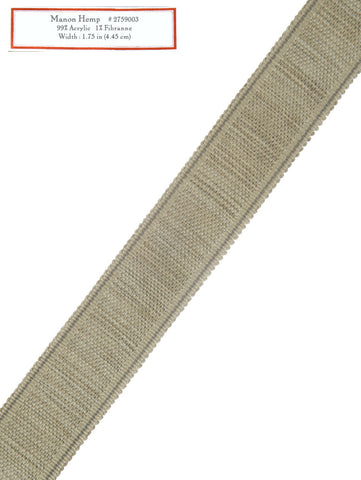 Home Decorative Trim - Manon Hemp