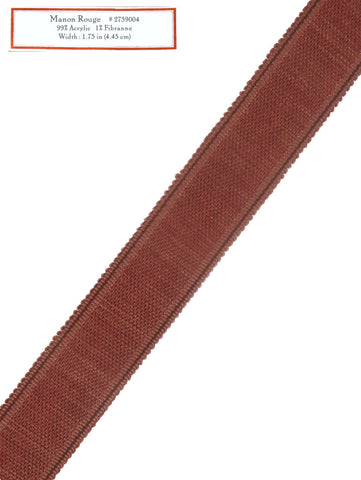 Home Decorative Trim - Manon Rouge