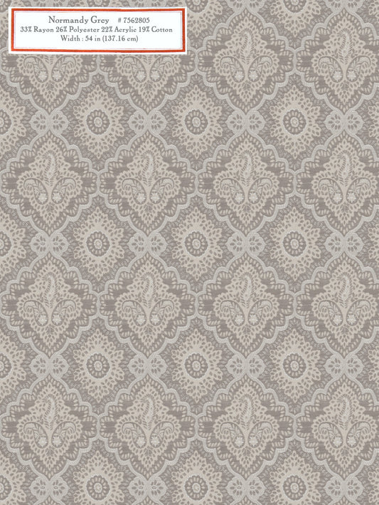 Home Decorative Fabric - Normandy Grey