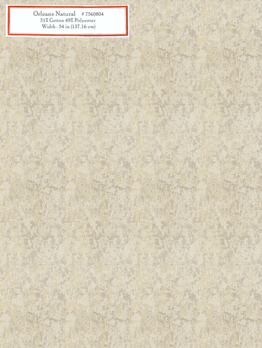 Home Decorative Fabric - Orleans Natural