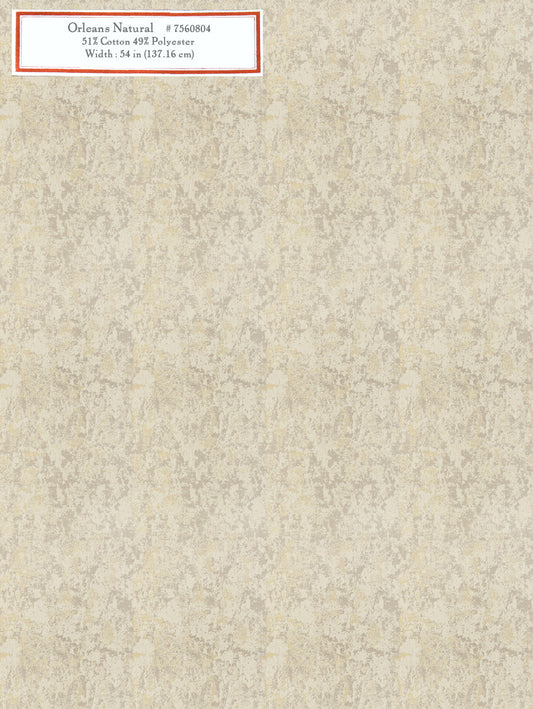 Home Decorative Fabric - Orleans Natural