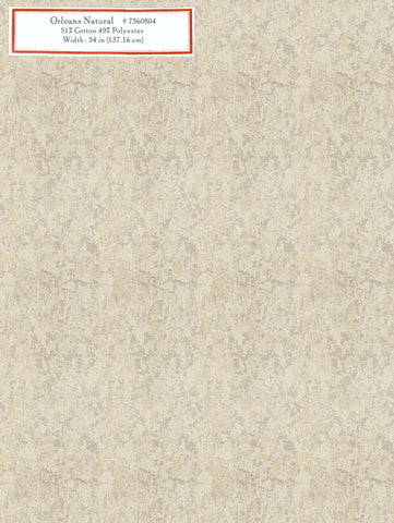 Home Decorative Fabric - Orleans Natural