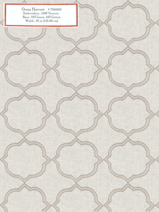 Home Decorative Fabric - Orsay Harvest