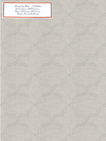 Home Decorative Fabric - Orsay La Mer