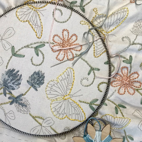 Le Beau Papillon Embroidery Sampler