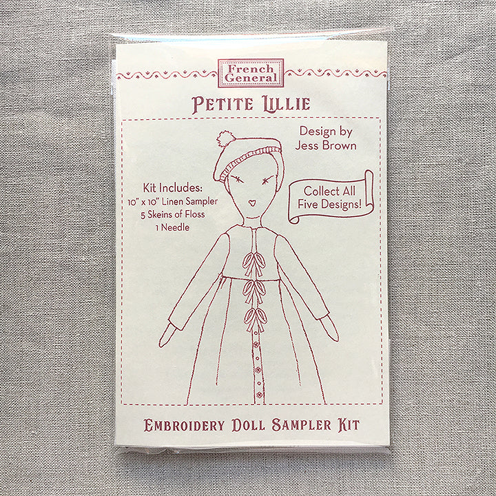 Petite Lillie Embroidery Sampler Kit by Jess Brown