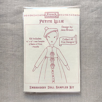 Petite Lillie Embroidery Sampler Kit by Jess Brown