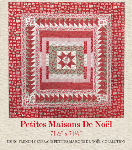 Petites Maisons De Noel Quilt Pattern