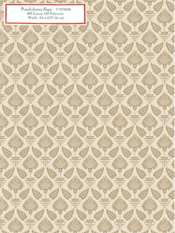 Home Decorative Fabric - Pondicherry Sage