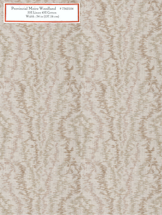 Home Decorative Fabric - Provincial Moire Woodland
