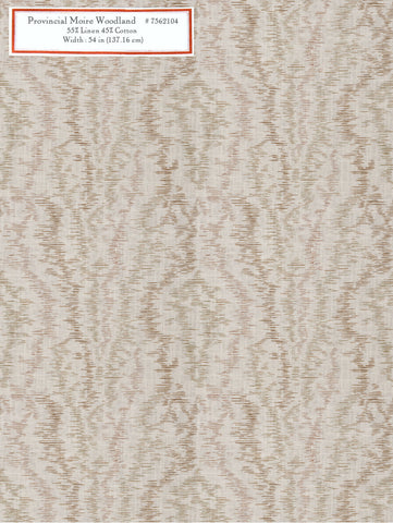 Home Decorative Fabric - Provincial Moire Woodland