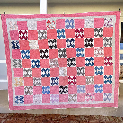 Vintage X Marks the Spot Quilt