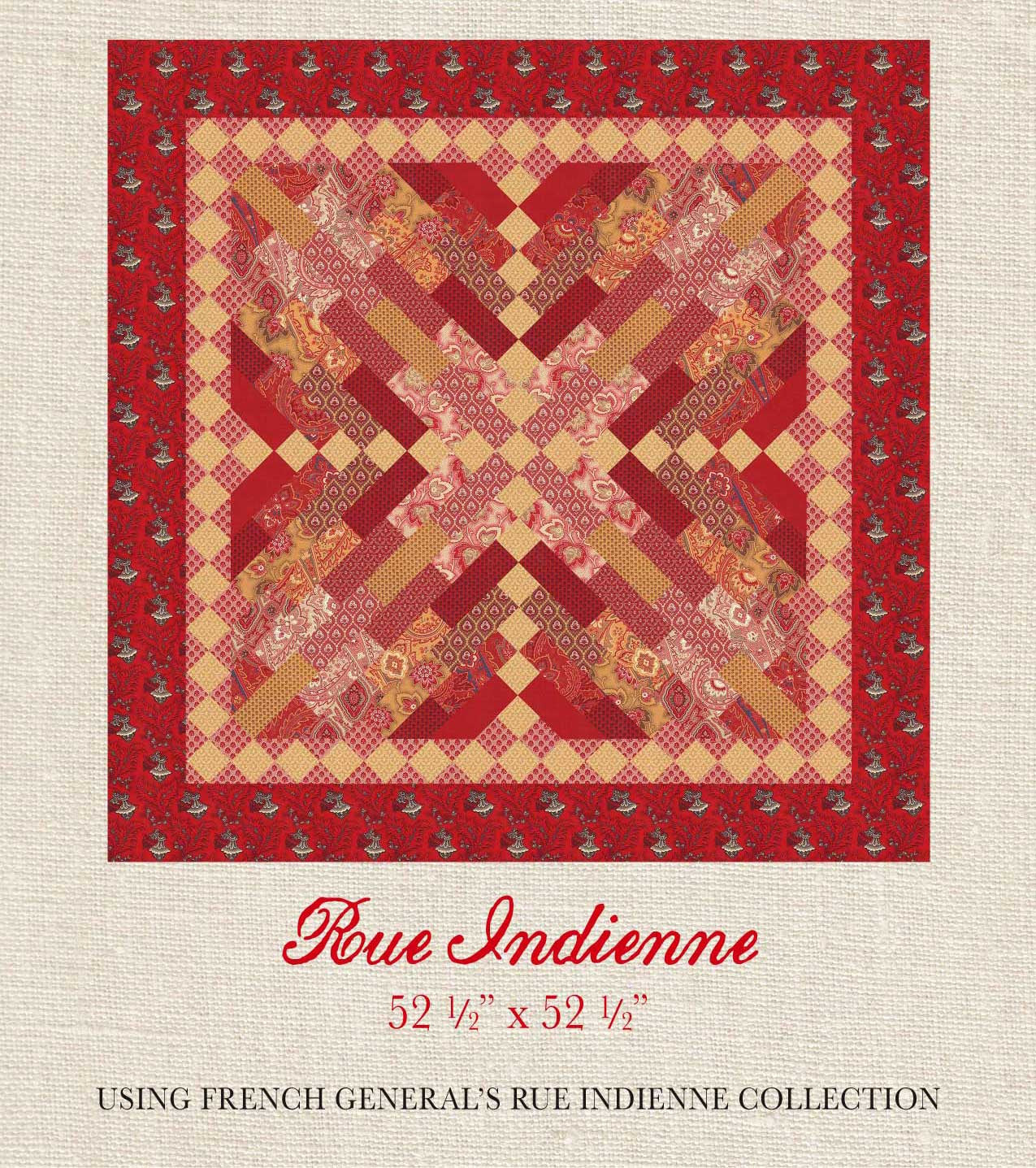 Rue Indienne - Rue Indienne Quilt Pattern – FRENCH GENERAL
