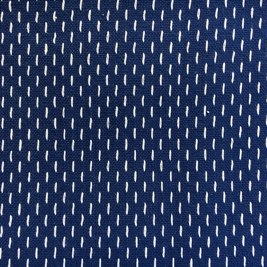 French Sashiko Indigo with Pearl