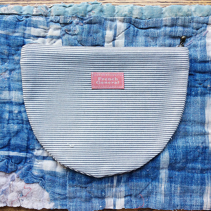 Ticking Sewing Pouch