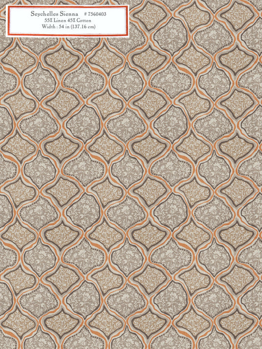 Home Decorative Fabric - Seychelles Sienna