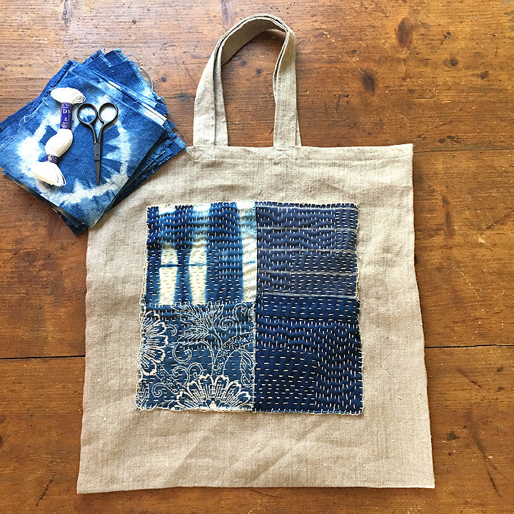 Indigo Boro Tote Kit