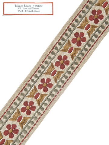 Home Decorative Trim - Trianon Rouge