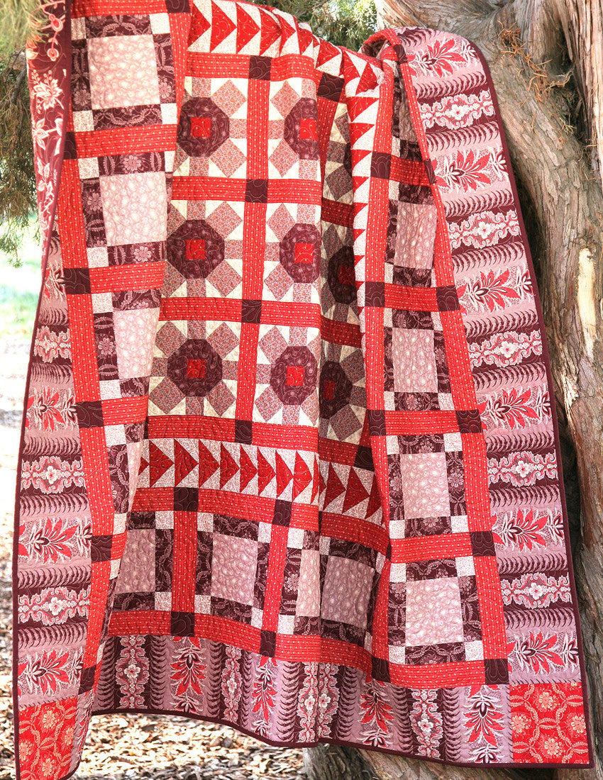 Ville Fleurie - Fleurs De Laurier Quilt Pattern