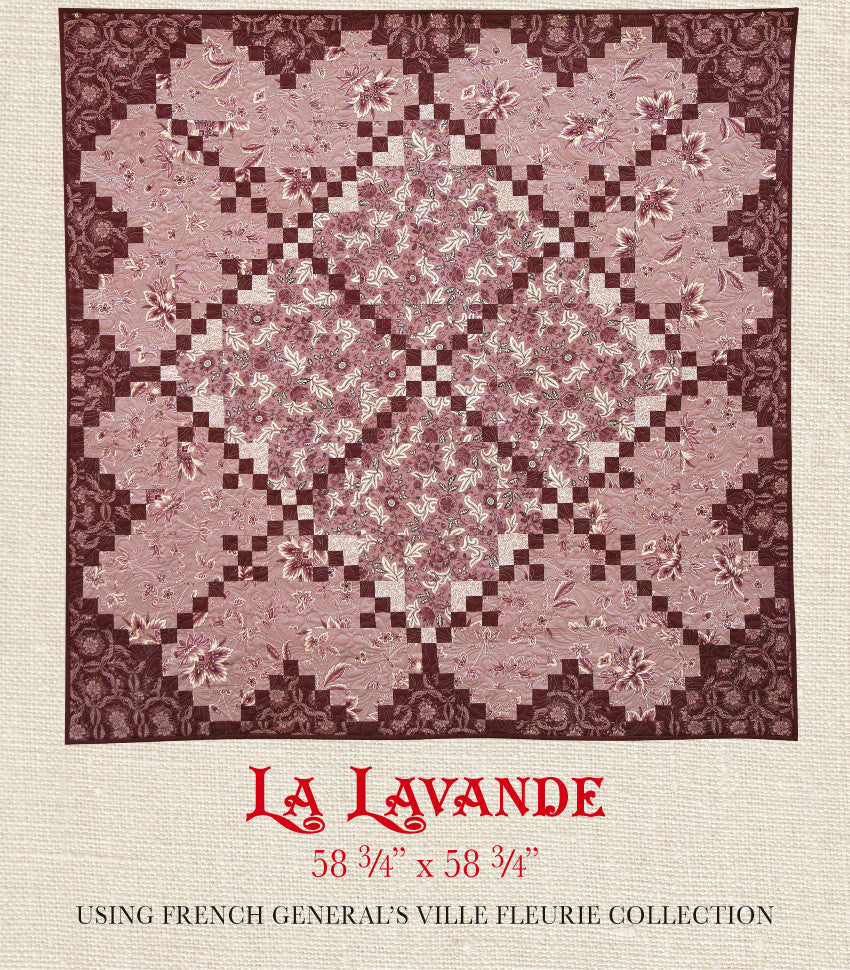 Ville Fleurie - La Lavande Quilt Pattern